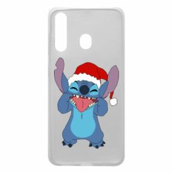 Чехол для Samsung A60 Новогодний Стич - PrintSalon