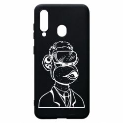 Чехол для Samsung A60 Обезьяна в виртуальных очках - PrintSalon