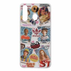 Чехол для Samsung A60 Очень странные дела. Стикеры - PrintSalon
