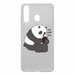 Чехол для Samsung A60 Панда лайк - PrintSalon