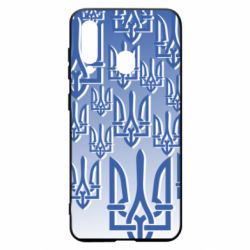 Чохол для Samsung A60 Паттерн з гербом - PrintSalon