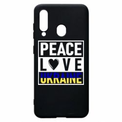 Чехол для Samsung A60 PEACE LOVE UKRAINE - PrintSalon
