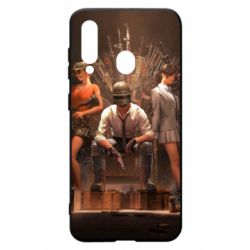 Чехол для Samsung A60 Pubg on the throne - PrintSalon