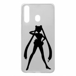 Чохол для Samsung A60 Sailor Moon silhouette - PrintSalon