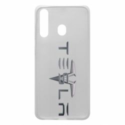 Чехол для Samsung A60 Tesla Car logo - PrintSalon