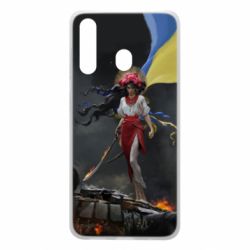 Чохол для Samsung A60 Українка захисниця - PrintSalon