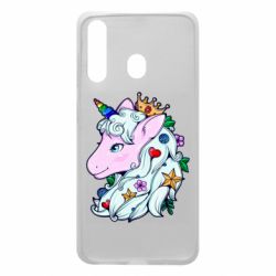 Чехол для Samsung A60 Unicorn Princess - PrintSalon