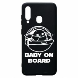 Чехол для Samsung A60 Вaby on board - PrintSalon