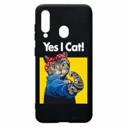 Чехол для Samsung A60 Yes I Cat - PrintSalon