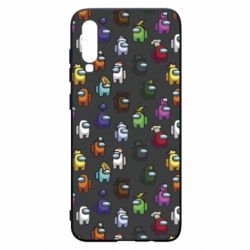 Чехол для Samsung A70 Among Us Pattern - PrintSalon