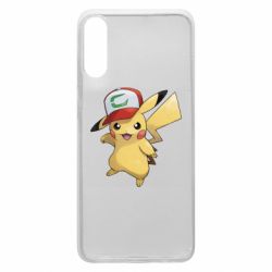 Чехол для Samsung A70 Ash's hat Pikachu - PrintSalon