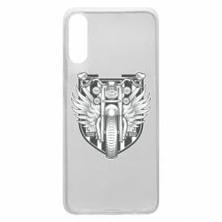 Чехол для Samsung A70 Bike Shield Art - PrintSalon