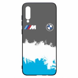 Чехол для Samsung A70 BMW logo and gray background - PrintSalon
