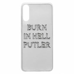 Чехол для Samsung A70 Born in Hell Putin - PrintSalon