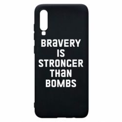 Чехол для Samsung A70 Bravery is stronger - PrintSalon