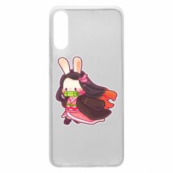 Чехол для Samsung A70 Chibi Bunny Kamado Nezuko - PrintSalon
