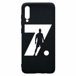 Чехол для Samsung A70 Cristiano Ronaldo Silhouette Art - PrintSalon
