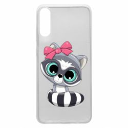 Чехол для Samsung A70 Cute raccoon - PrintSalon
