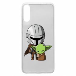 Чехол для Samsung A70 Din Djarin And The Child - PrintSalon
