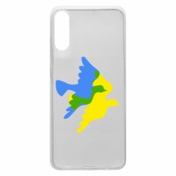 Чехол для Samsung A70 Dove flag of Ukraine - PrintSalon