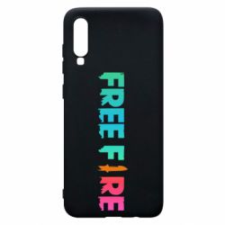 Чехол для Samsung A70 Free fire gradient logo - PrintSalon