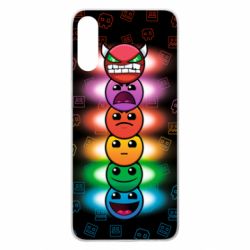 Чохол для Samsung A70 Geometry Dash Levels - PrintSalon