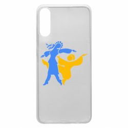 Чехол для Samsung A70 Гопак. Девушка и парень - PrintSalon