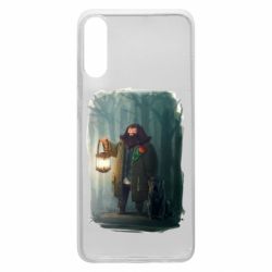Чехол для Samsung A70 Хагрид в лесу - PrintSalon
