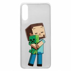 Чохол для Samsung A70 Heroes from Minecraft - PrintSalon