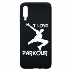 Чехол для Samsung A70 I love parkour - PrintSalon