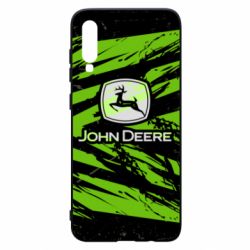 Чохол для Samsung A70 John Deere and green background - PrintSalon