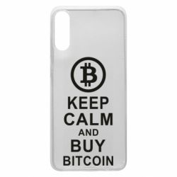 Чехол для Samsung A70 Keep calm and by bitcoin - PrintSalon