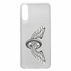 Чехол для Samsung A70 Колесо и крылья - PrintSalon