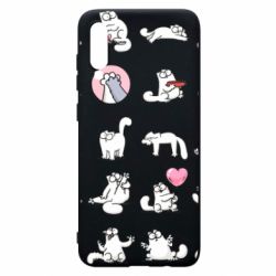Чохол для Samsung A70 Кот Саймона емоції - PrintSalon