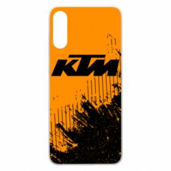 Чехол для Samsung A70 KTM and grunge background - PrintSalon