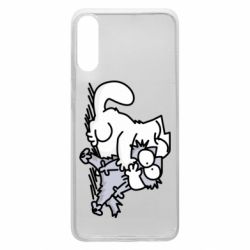 Чохол для Samsung A70 Любов котів - PrintSalon