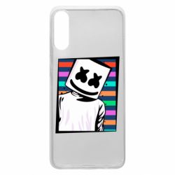 Чехол для Samsung A70 Marshmello Colorful Portrait - PrintSalon