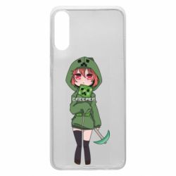 Чехол для Samsung A70 Minecraft anime - PrintSalon