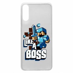 Чехол для Samsung A70 Minecraft Like a Boss - PrintSalon