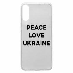 Чехол для Samsung A70 Мир, любовь, Украина - PrintSalon