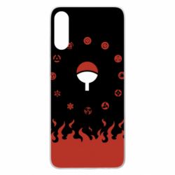 Чехол для Samsung A70 Naruto Sasuke Uchiha Sharingan - PrintSalon