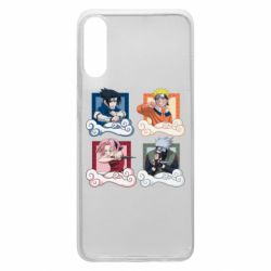 Чехол для Samsung A70 Naruto team 7 in action - PrintSalon