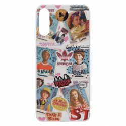 Чехол для Samsung A70 Очень странные дела. Стикеры - PrintSalon