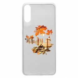 Чехол для Samsung A70 Проезжая осень - PrintSalon