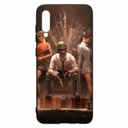 Чехол для Samsung A70 Pubg on the throne - PrintSalon
