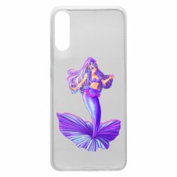 Чехол для Samsung A70 Purple Mermaid Barbie - PrintSalon