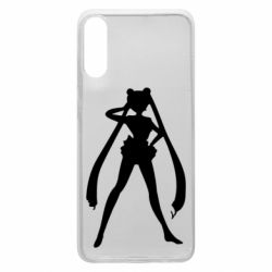 Чохол для Samsung A70 Sailor Moon silhouette - PrintSalon