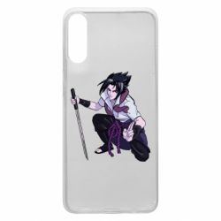 Чехол для Samsung A70 Sasuke with katana - PrintSalon
