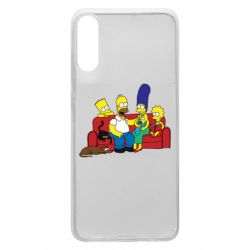 Чехол для Samsung A70 Simpsons At Home - PrintSalon