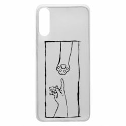 Чехол для Samsung A70 Сreation meow - PrintSalon